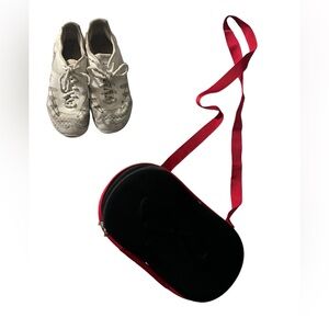 White Nfinity cheer shoes